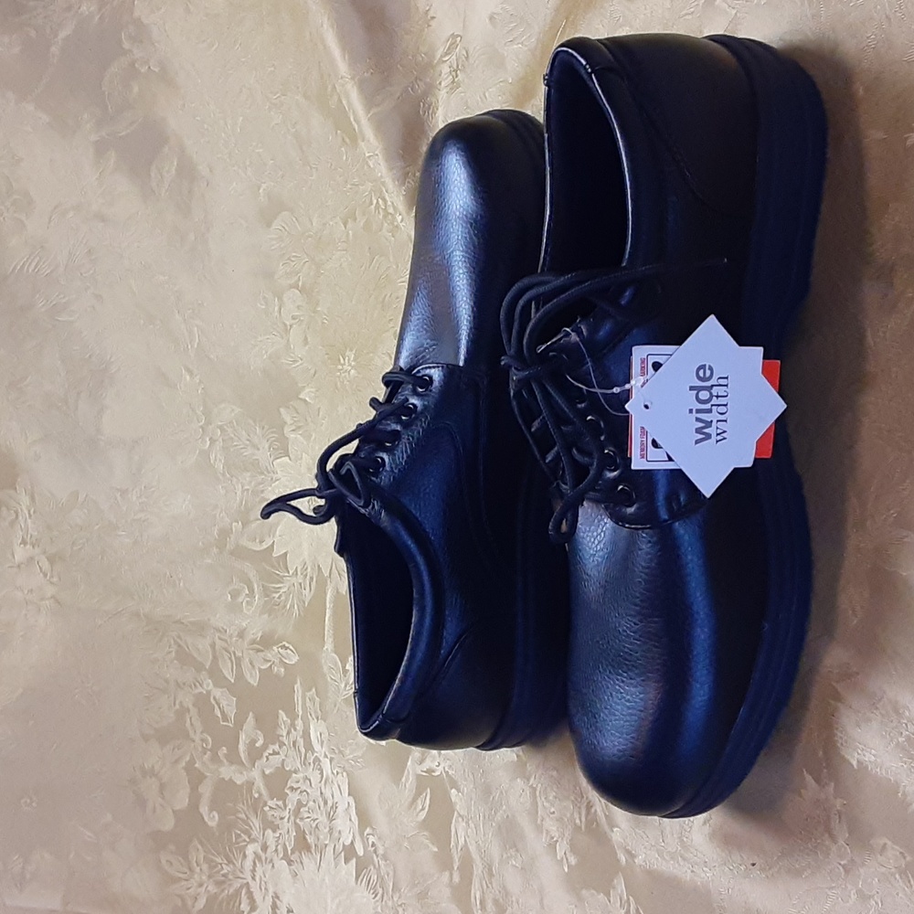 DS WORK Service Slip Resistant Oxford Shoe Size 13 Men's Color Black NEW